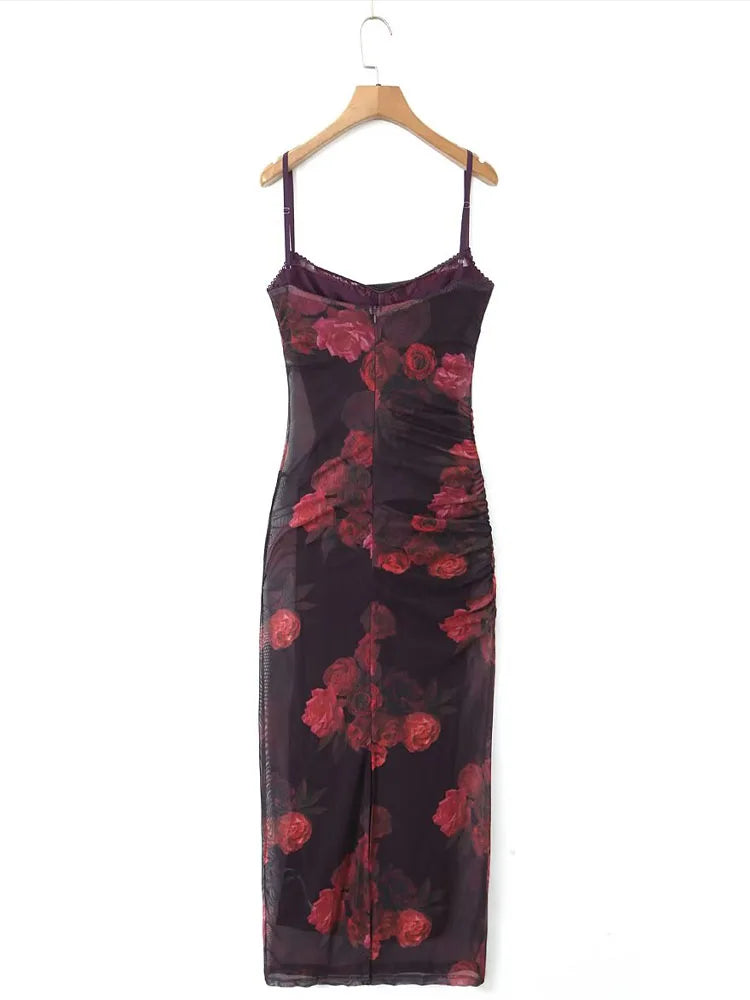 French Floral Dress